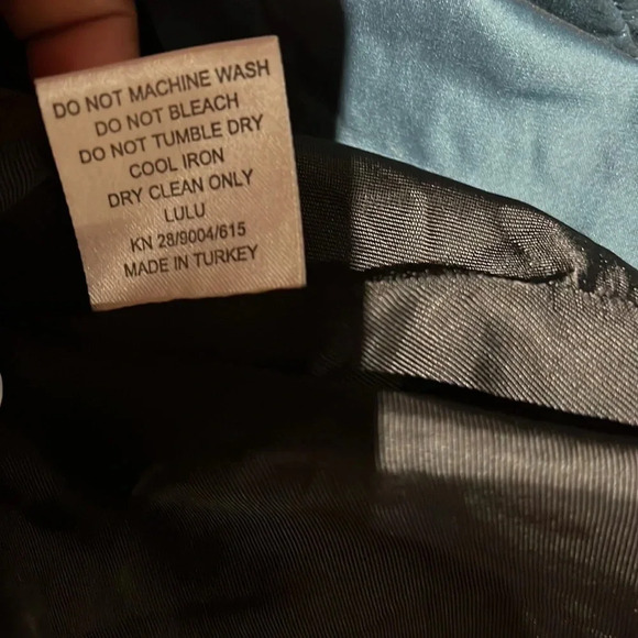 Reiss teal high waisted pleated corset detail circle skirt Sz 2 - Picture 12 of 17